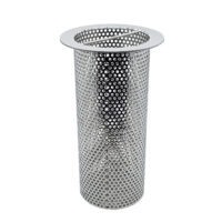 4″ Diameter X 8″ Tall Commercial Cylinder Floor Drain Strainer