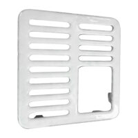 Floor Sink Top Grate 3/4 Size | 9-3/8″ X 9-3/8″ | Cast Iron with Ceramic Surface | Available in Full Size, Half Size, 3/4 Size
