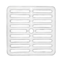 Floor Sink Top Grate Full Size | 9-3/8″ X 9-3/8″ | Cast Iron with Ceramic Surface | Available in Full Size, Half Size, 3/4 Size