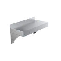06″ X 10″ Stainless Steel Wall Mount Shelf Square Edge