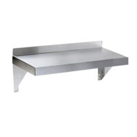 06″ X 16″ Stainless Steel Wall Mount Shelf Square Edge