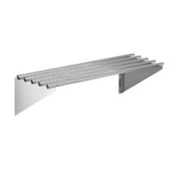 48″ Long X 18″ Deep Stainless Steel Tubular Wall Shelf | NSF Certified | Appliance & Equipment Metal Shelving