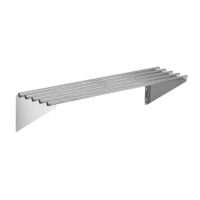 60″ Long X 18″ Deep Stainless Steel Tubular Wall Shelf | NSF Certified | Appliance & Equipment Metal Shelving