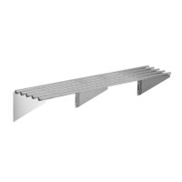 72″ Long X 18″ Deep Stainless Steel Tubular Wall Shelf | NSF Certified | Appliance & Equipment Metal Shelving