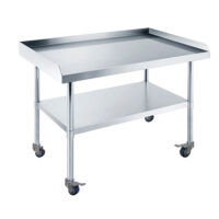 24″ X 48″ Stainless Steel Equipment Stands with Wheels