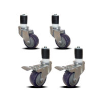 3″ Casters for Stainless Steel Work Table. Set of 4