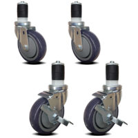 4″ Casters for Stainless Steel Work Table. Set of 4