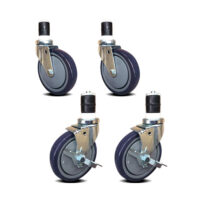 5″ Casters for Stainless Steel Work Table. Set of 4