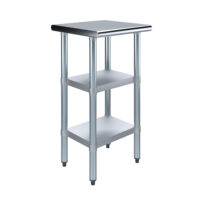 18″ X 18″ Stainless Steel Work Table With Second Undershelf