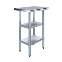 18″ X 24″ Stainless Steel Work Table With Second Undershelf