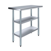 18″ X 36″ Stainless Steel Work Table With Second Undershelf