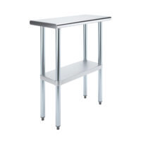 14″ X 30″ Stainless Steel Work Table With Undershelf