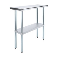 14″ X 36″ Stainless Steel Work Table With Undershelf