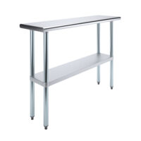 14″ X 48″ Stainless Steel Work Table With Undershelf