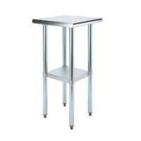 18″ X 18″ Stainless Steel Work Table With Undershelf