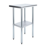 18″ X 24″ Stainless Steel Work Table With Undershelf