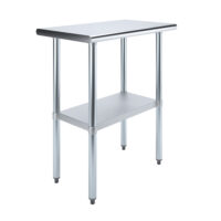 18″ X 30″ Stainless Steel Work Table With Undershelf