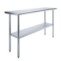 18″ X 60″ Stainless Steel Work Table With Undershelf