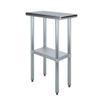 24″ X 12″ Stainless Steel Work Table With Undershelf