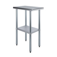 24″ X 15″ Stainless Steel Work Table With Undershelf