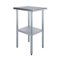 24″ X 18″ Stainless Steel Work Table With Undershelf