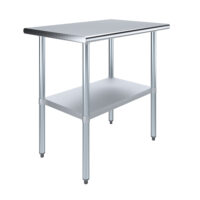 24″ X 36″ Stainless Steel Work Table With Undershelf