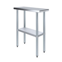 30″ X 12″ Stainless Steel Work Table With Undershelf