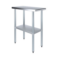 30″ X 15″ Stainless Steel Work Table With Undershelf
