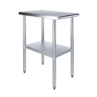 30″ X 18″ Stainless Steel Work Table With Undershelf