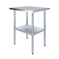 30″ X 24″ Stainless Steel Work Table With Undershelf