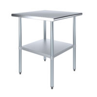 30″ X 30″ Stainless Steel Work Table With Undershelf