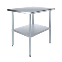 30″ X 36″ Stainless Steel Work Table With Undershelf